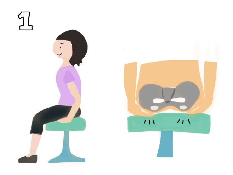 デスクワーク時の姿勢を一瞬で整える方法「坐骨座り」