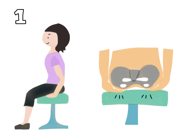 デスクワーク時の姿勢を一瞬で整える方法「坐骨座り」