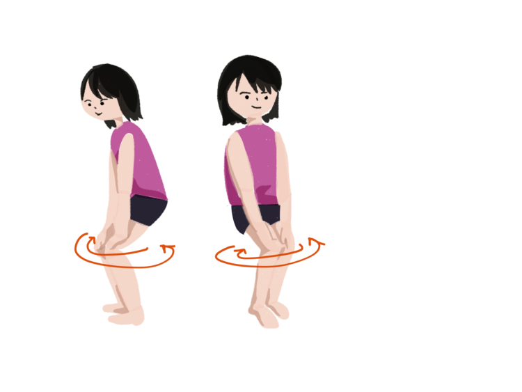 最高の健脚体操！「膝まわし」